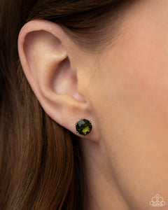 Breathtaking Birthstone - Green Earrings