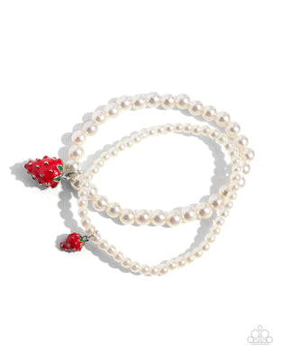Strawberry Season - Red Set of Bracelets