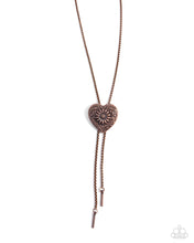 Load image into Gallery viewer, Sunflower Sensitivity - Copper Necklace