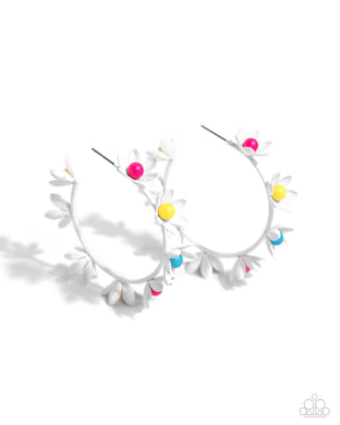 Flower Vine - Multi Hoop Earrings