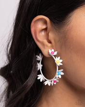 Load image into Gallery viewer, Flower Vine - Multi Hoop Earrings