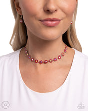Load image into Gallery viewer, Floral Falsetto - Red Choker Necklace