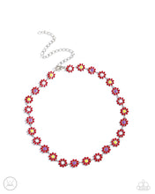 Load image into Gallery viewer, Floral Falsetto - Red Choker Necklace
