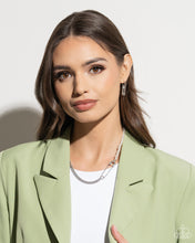 Load image into Gallery viewer, Safety Pin Style - White Necklace