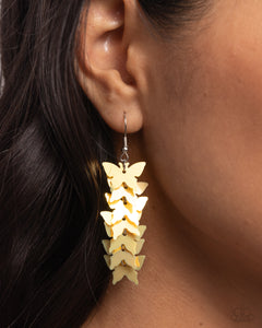 Aerial Ambiance - Yellow Earrings
