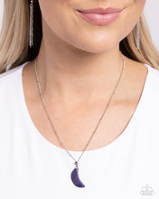 Load image into Gallery viewer, Lunar Lesson - Purple Necklace