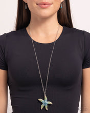 Load image into Gallery viewer, Starfish Staycation - Blue Necklace