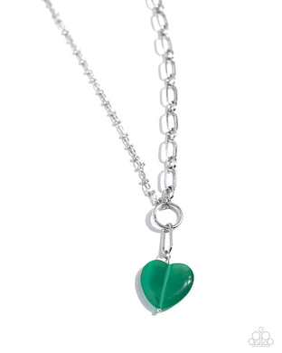 Definition of HEART - Green Necklace