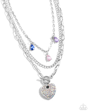 HEART History - Multicolor Necklace