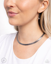 Load image into Gallery viewer, Simply Scintillating - Black Gunmetal Choker Necklace