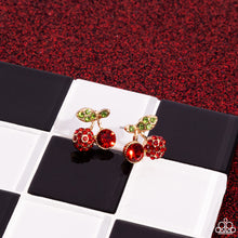 Load image into Gallery viewer, Cherry Candidate - Gold Post Earrings