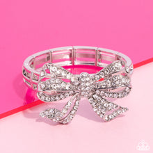 Load image into Gallery viewer, Its All A-BOW-t Me - White Bracelet