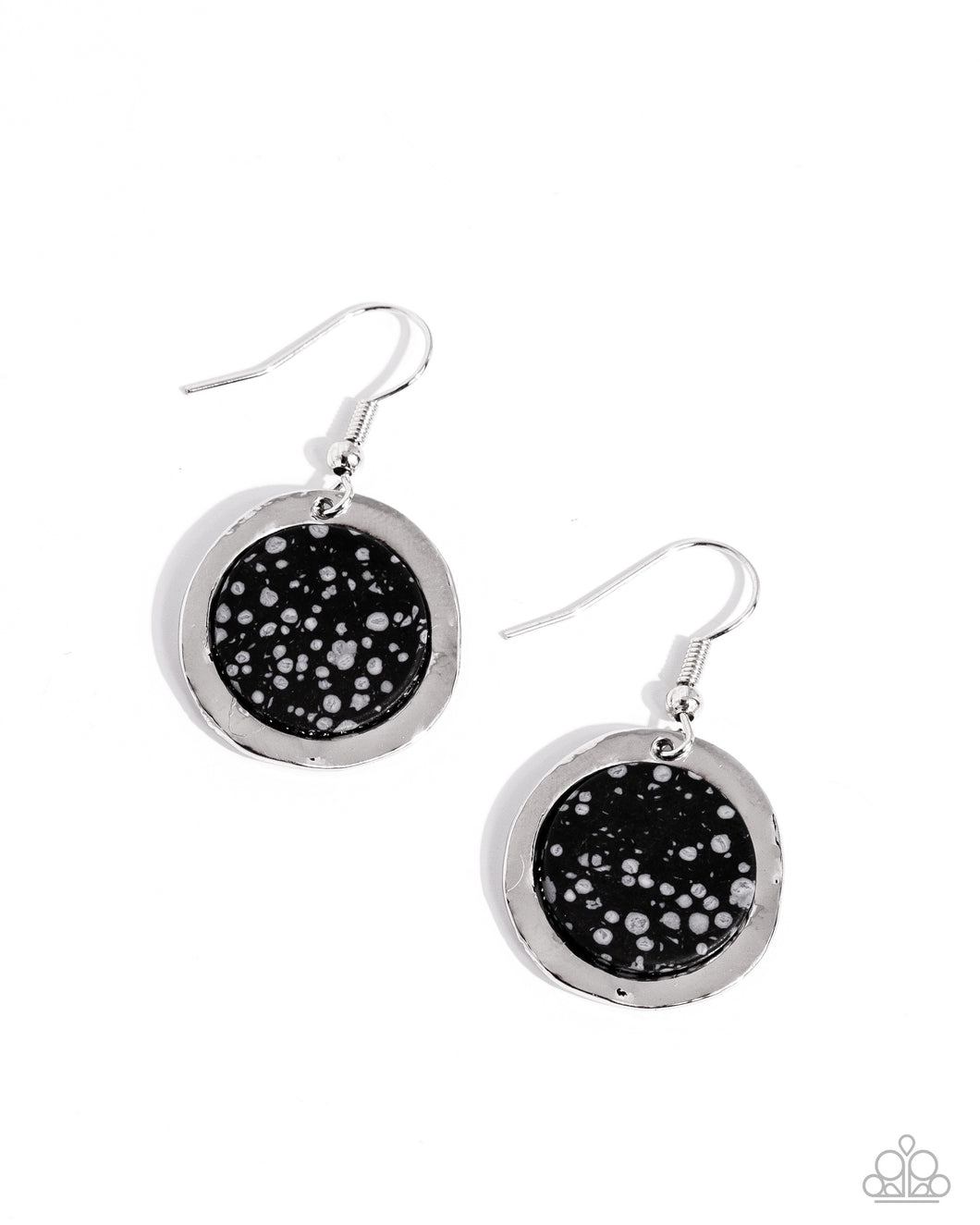 Pendant Paradox - Black Earrings