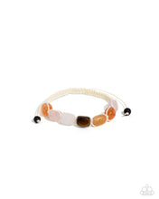 Load image into Gallery viewer, Multicolored Mecca - Orange Sliding Knot Bracelet