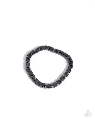 Interlocked Ideal - Black Gunmetal Bracelet