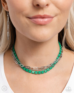 LAYER of the Year - Green Choker Necklace
