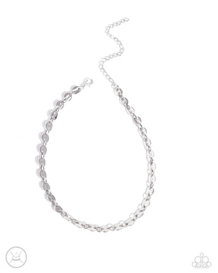 Abstract Advocate - Silver Necklace