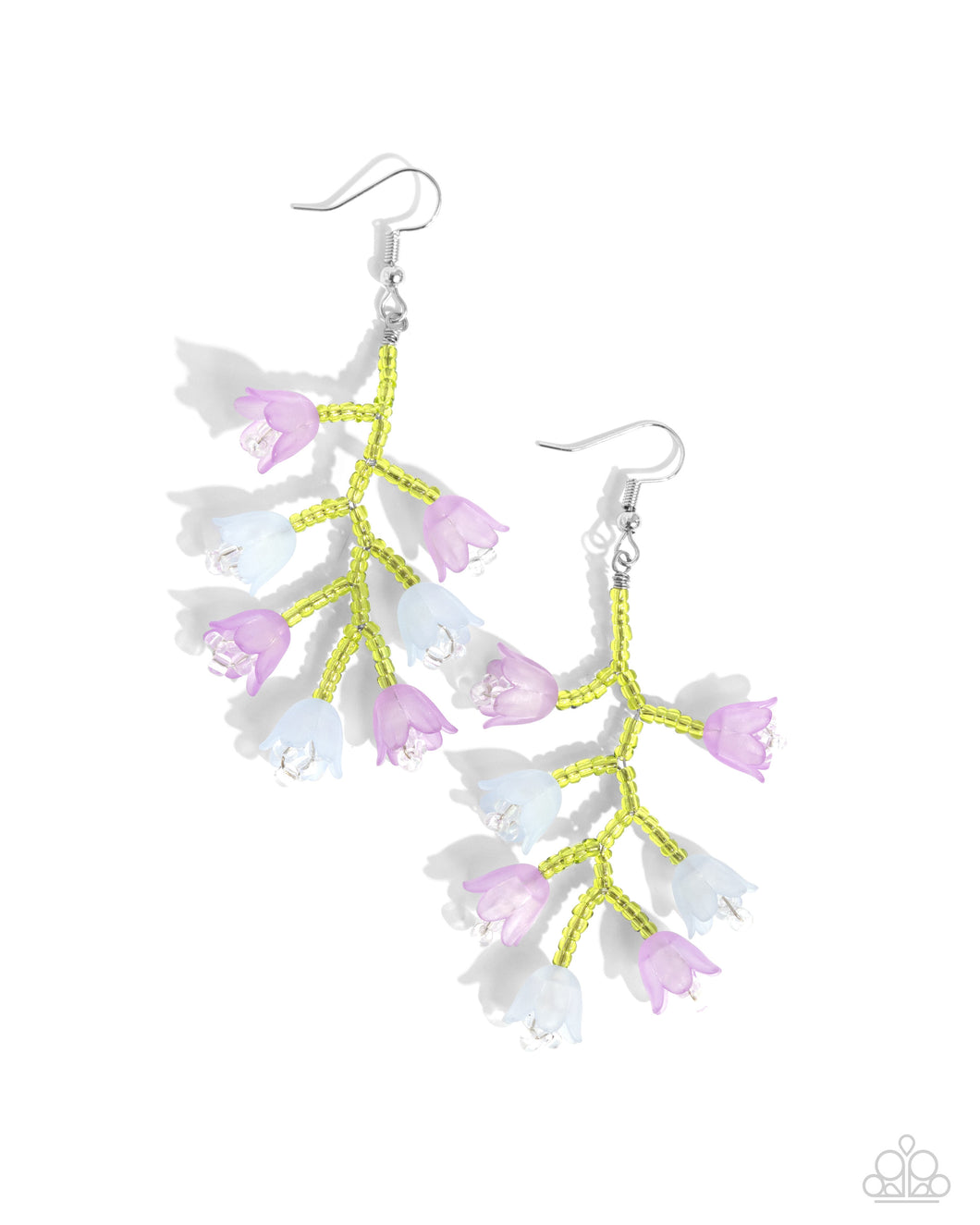 Beguiling Bouquet - Purple Earrings