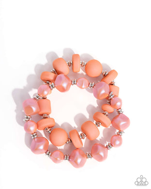 Shape Shifting Season - Orange Bracelets