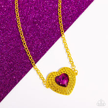 Load image into Gallery viewer, Locket Leisure - Yellow Necklace