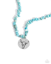 Load image into Gallery viewer, Longhorn Leader - Blue Necklace