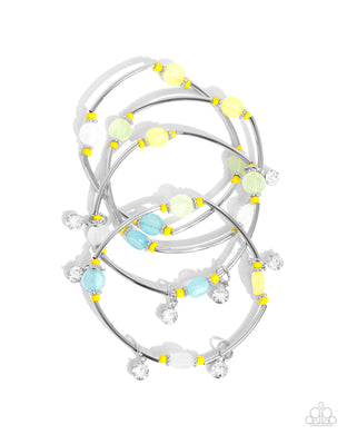 Scattered Sheen - Yellow Bracelets