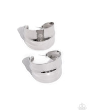 Load image into Gallery viewer, Antiqued Adventure - Silver Hoop Earrings