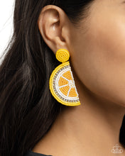 Load image into Gallery viewer, Lemon Leader - Yellow Earrings