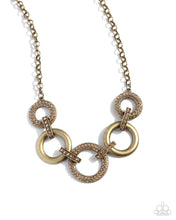 Load image into Gallery viewer, Cosmopolitan Confidence - Brass Necklace