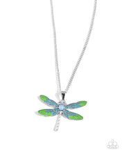 Load image into Gallery viewer, DRAGONFLY to the Sky - Blue Necklace