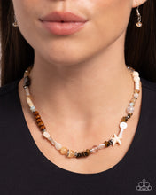 Load image into Gallery viewer, Beachy Beginner - Brown Necklace