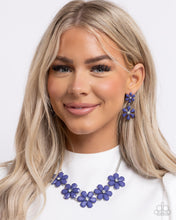 Load image into Gallery viewer, A Blast of Blossoms - Blue Earrings