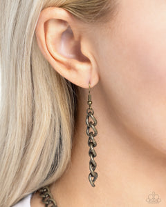 Leading Loops - Brass Necklace