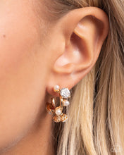 Load image into Gallery viewer, Dazzling Daydream - Gold Hoop Earrings
