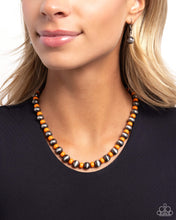 Load image into Gallery viewer, Contemporary Confidence - Orange Necklace