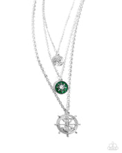 Load image into Gallery viewer, Anchor Arrangement - Green Necklace