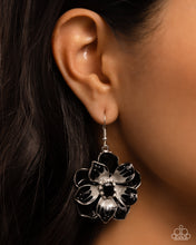 Load image into Gallery viewer, Tropical Treasure - Black Earrings