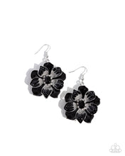 Load image into Gallery viewer, Tropical Treasure - Black Earrings