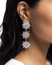 Load image into Gallery viewer, Petaled Princess - Pink Post Earrings