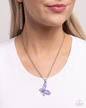 Load image into Gallery viewer, Aerial Aria - Purple Necklace