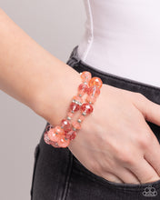 Load image into Gallery viewer, Faceted Fairy Tale - Orange Bracelet