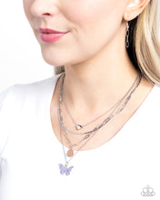 Load image into Gallery viewer, Whimsical Wardrobe - Purple Necklace