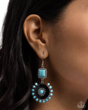 Load image into Gallery viewer, Earthy Emblem - Black Earrings