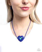 Load image into Gallery viewer, Locket Leisure - Blue Necklace