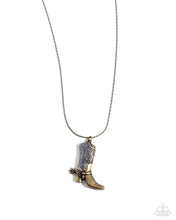 Load image into Gallery viewer, Cowboy Confidence - Brass Necklace