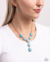 Load image into Gallery viewer, Defaced Deal - Blue Necklace