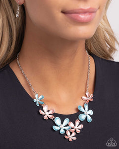 Reflective Rundown - Blue Necklace