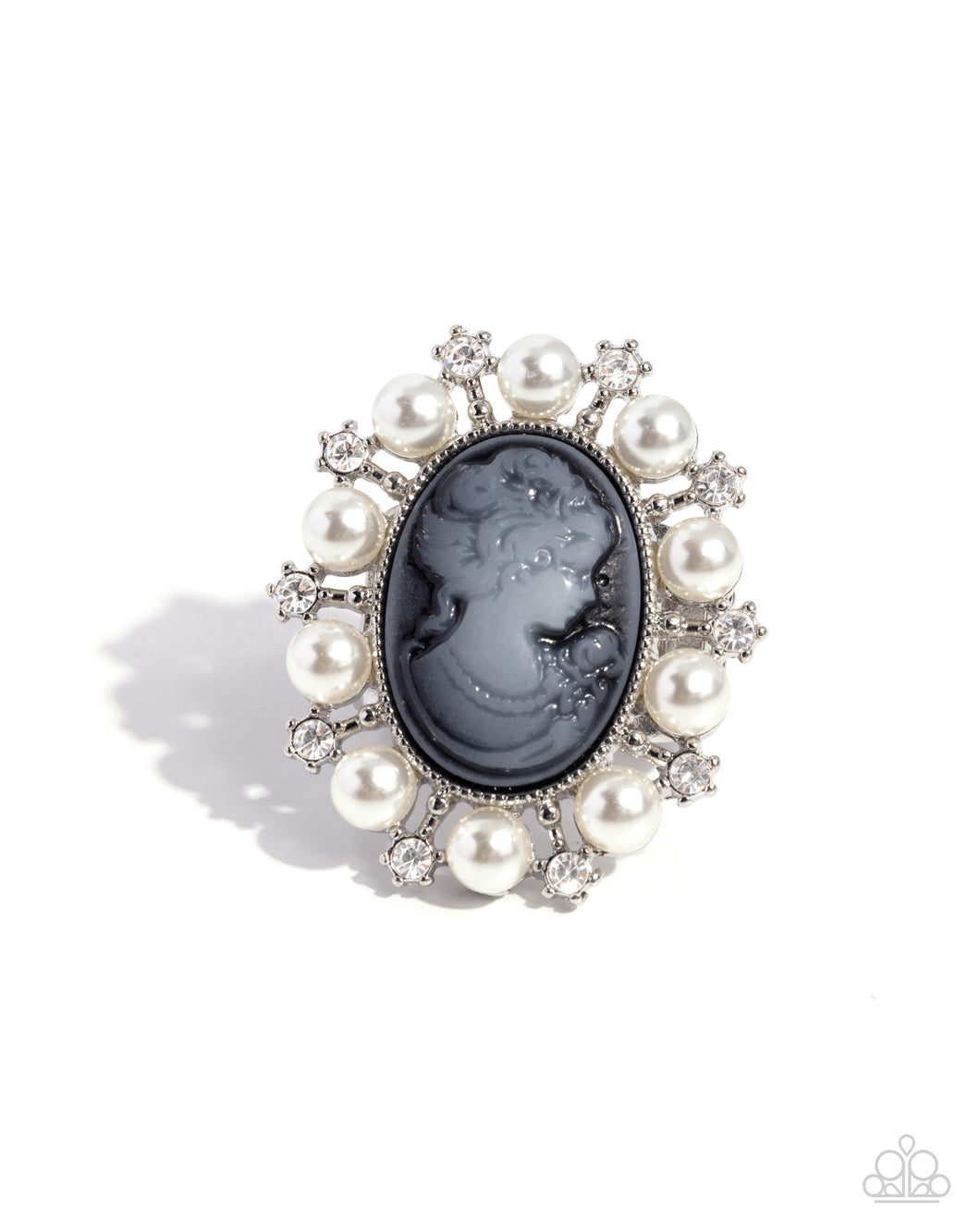 Vintage Glam - Black Ring