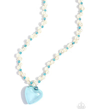 Load image into Gallery viewer, Mermaid Model - Blue Necklace