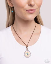 Load image into Gallery viewer, Mandala Marvel - Yellow Necklace